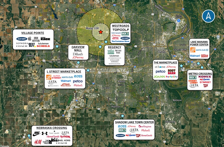 More Photos Of 108th & Maple Rd, Omaha Unknown For Lease