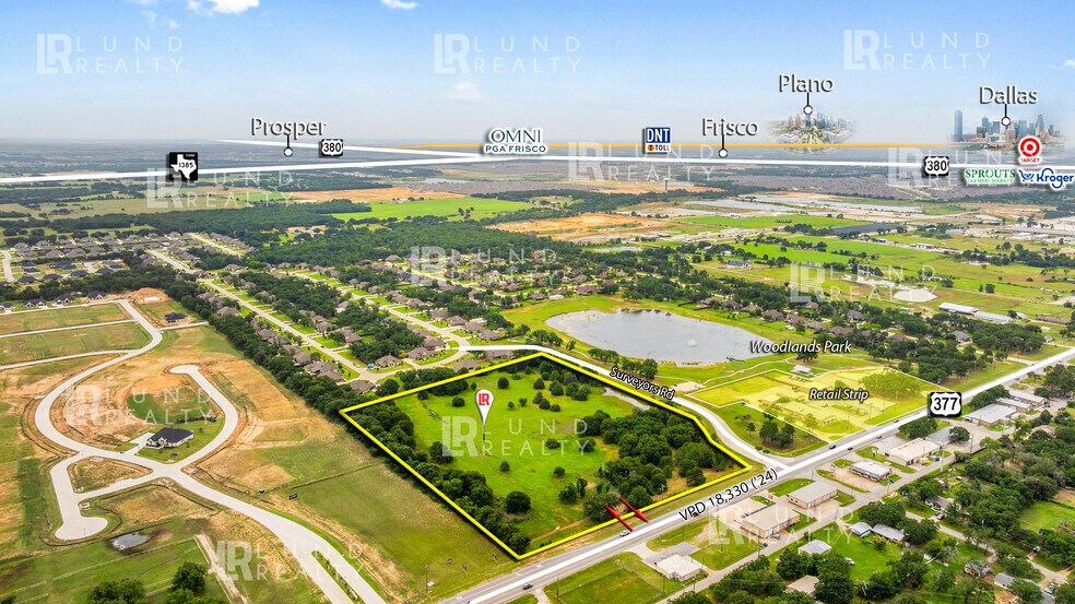 More Photos Of 12.83 Ac US-377 and Surveyors rd, Krugerville Land For Sale