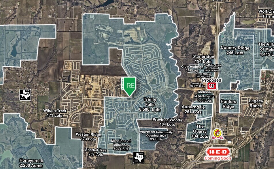 More Photos Of NWQ of Trinity Falls Pkwy & Olympic Crossing, McKinney Freestanding For Lease