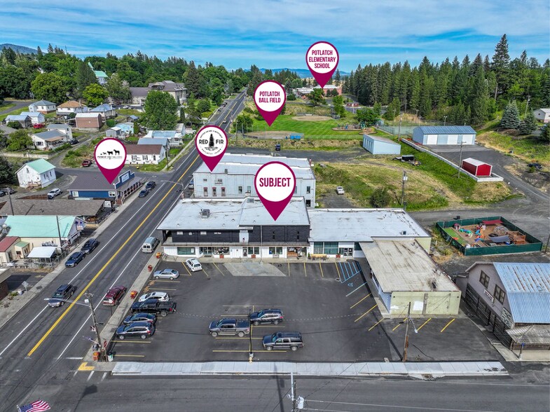 More Photos Of 535 Pine St, Potlatch Storefront Retail Office For Sale