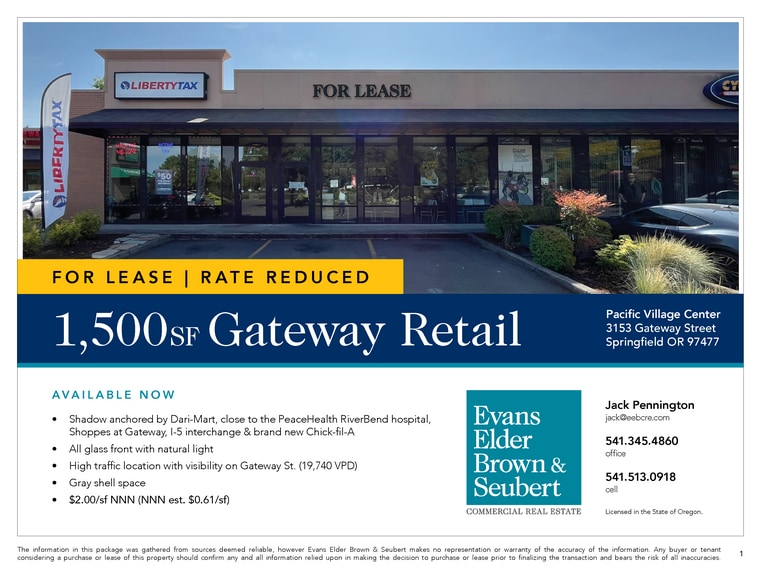 More Photos Of 3125-3177 Gateway St, Springfield Unknown For Lease