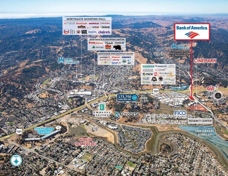 More Photos Of 30 Smith Ranch Rd, San Rafael Bank For Sale