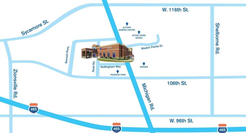 More Photos Of 10830 N Michigan Rd, Zionsville Medical For Sale