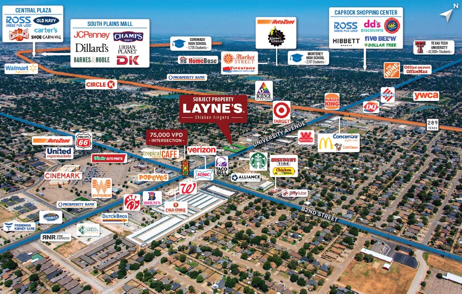 More Photos Of 7902 University Ave, Lubbock Fast Food For Sale
