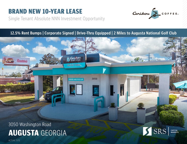 Primary Photo Of 3050 Washington Rd, Augusta Fast Food For Sale
