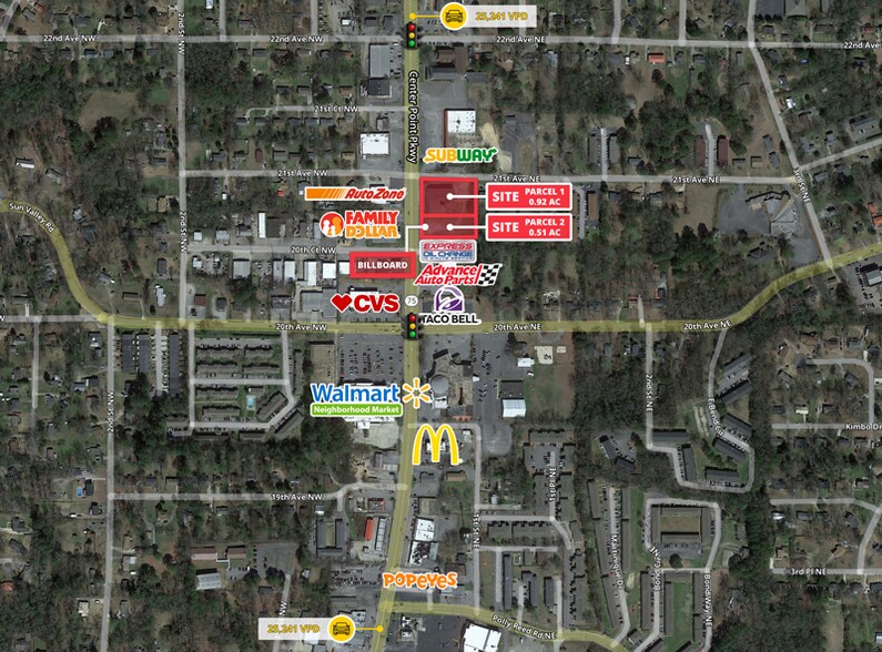 More Photos Of 2025 Center Point Pky, Center Point Land For Lease