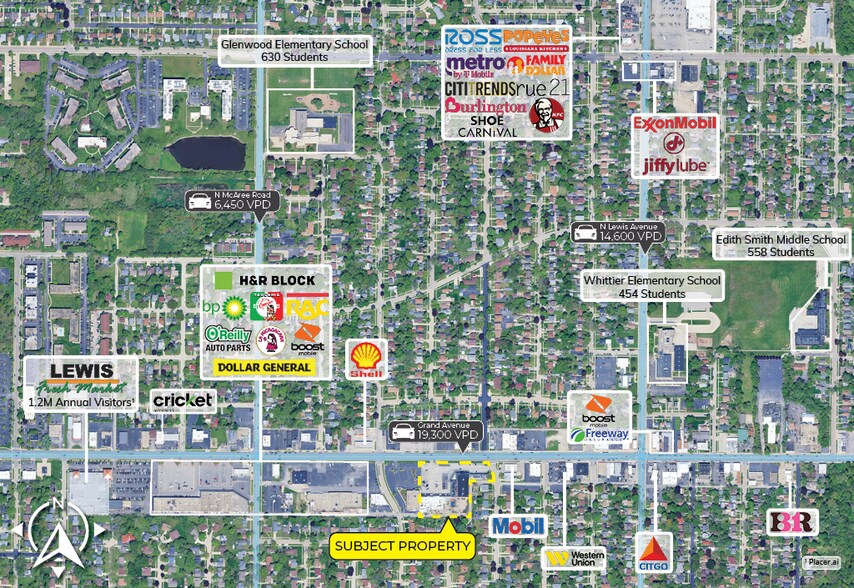 More Photos Of 2201-2303 Grand Ave, Waukegan General Retail For Sale