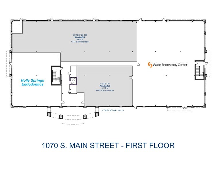 More Photos Of 1070 S Main St, Holly Springs Medical For Lease