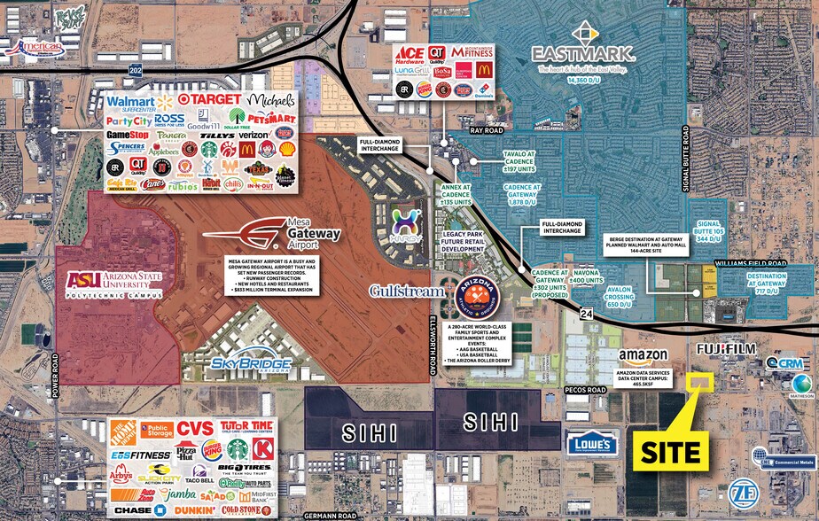 More Photos Of NEC Signal Butte Road & Pecos Road, Mesa General Retail For Lease