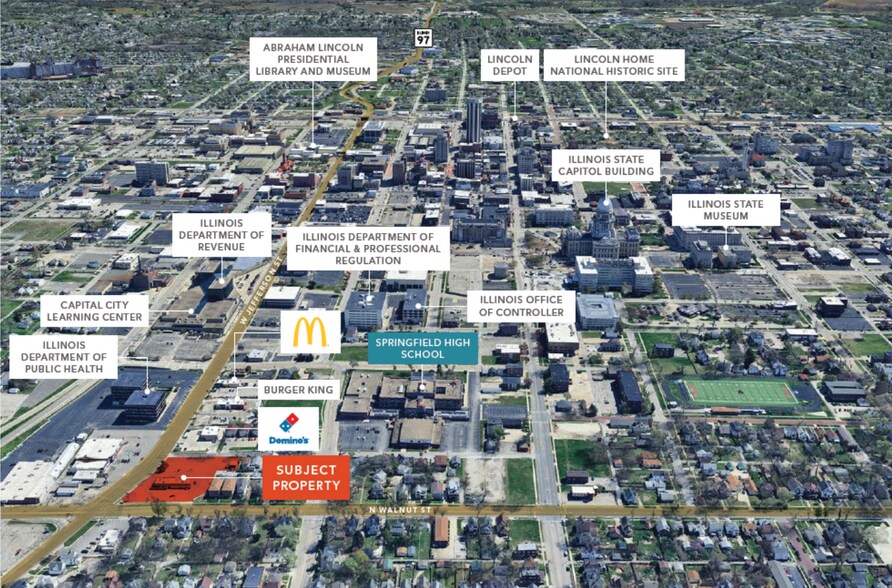 More Photos Of 600 W Jefferson St, Springfield Fast Food For Sale