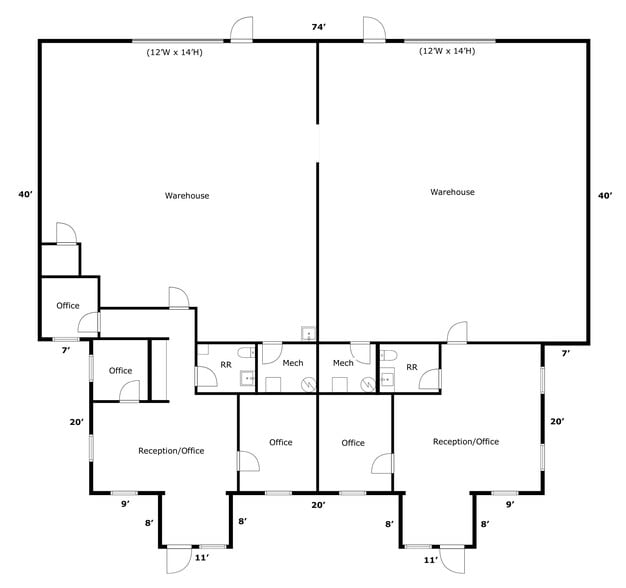 More Photos Of 7953 College Rd, Baxter Warehouse For Sale