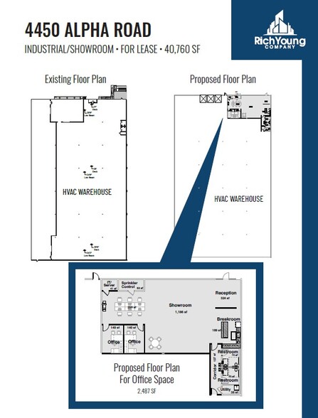 More Photos Of 4450-4452 Alpha Rd, Farmers Branch Distribution For Lease