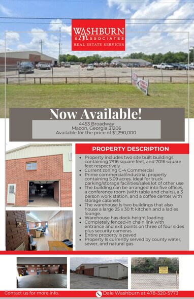 More Photos Of 4453 Broadway, Macon-Bibb Distribution For Sale