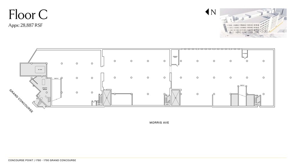 Primary Photo Of 1780-1790 Grand Concourse, Bronx Office For Lease