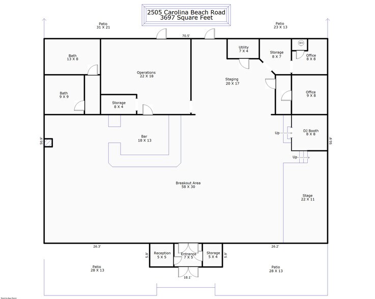 More Photos Of 2505 Carolina Beach Rd, Wilmington General Retail For Lease