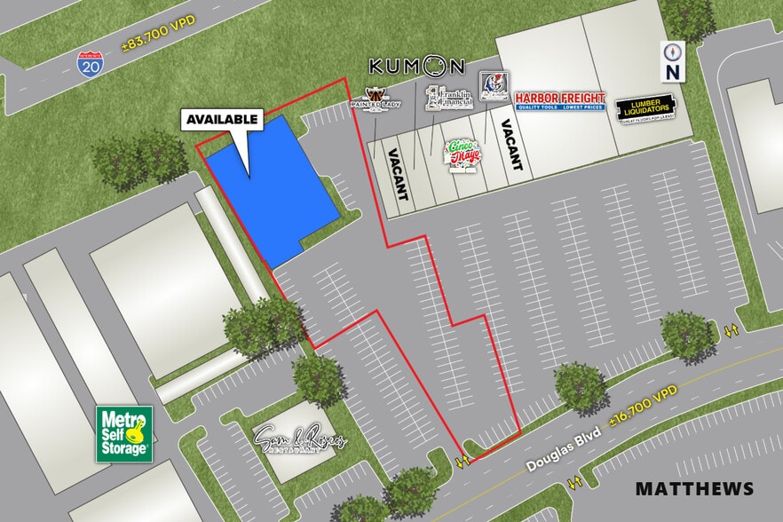 More Photos Of 7442 Douglas Blvd, Douglasville Freestanding For Lease