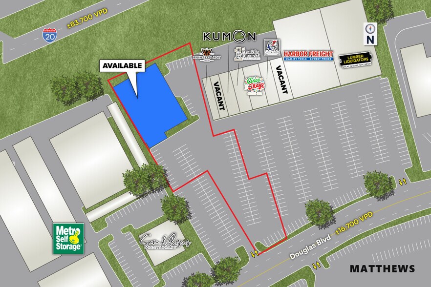 More Photos Of 7442 Douglas Blvd, Douglasville Freestanding For Lease