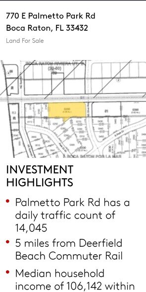 More Photos Of 770 E Palmetto Park Rd, Boca Raton Land For Sale