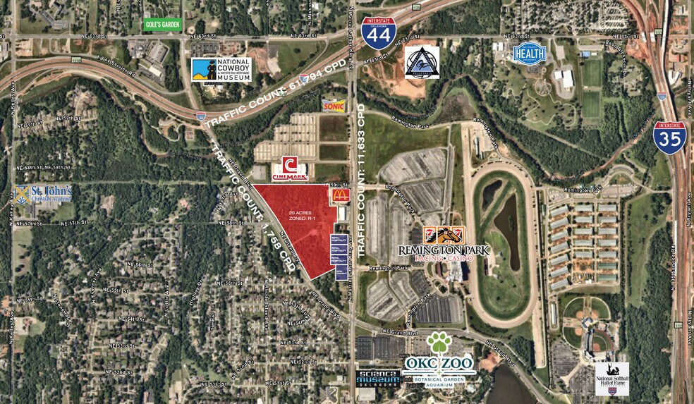 More Photos Of NE Grand Blvd & N Martin Luther King Ave, Oklahoma City Land For Sale