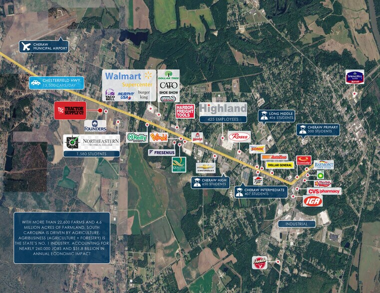 More Photos Of 2703 Highway 9, Cheraw Freestanding For Sale