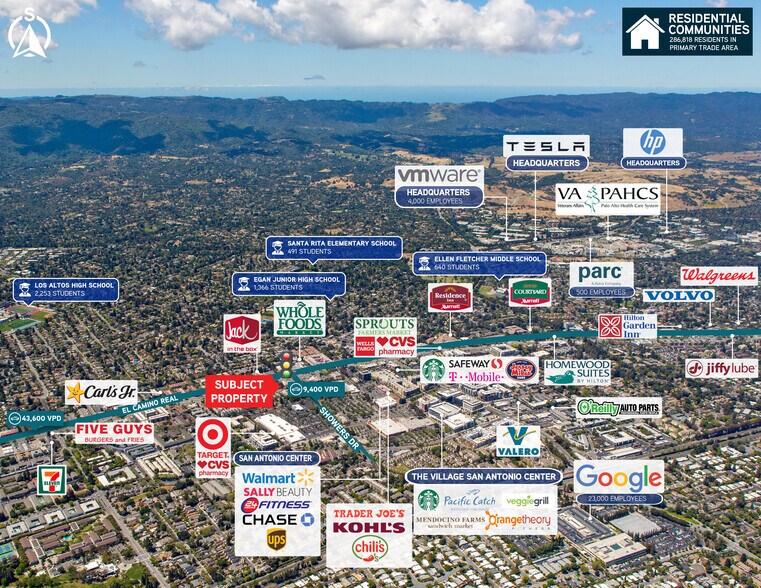 More Photos Of 2490-2496 W El Camino Real, Mountain View Freestanding For Sale