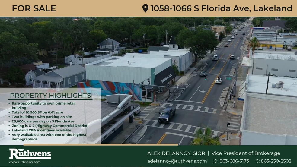 Primary Photo Of 1058 S Florida Ave, Lakeland Storefront Retail Office For Sale