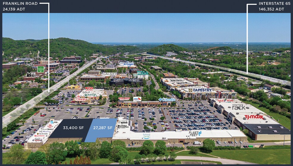 More Photos Of 300-330 Franklin Rd, Brentwood Storefront Retail Office For Lease