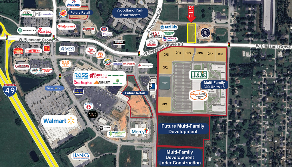 More Photos Of 1739 Pleasant Grove rd, Rogers Storefront For Lease