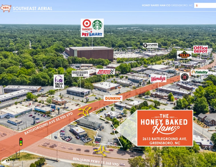 More Photos Of 2613 Battleground Ave, Greensboro Restaurant For Sale