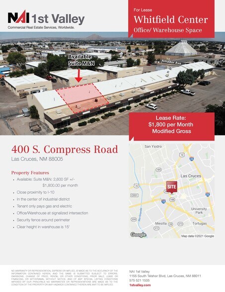 More Photos Of 400 S Compress Rd, Las Cruces Service For Lease