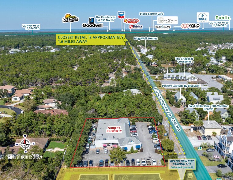More Photos Of 1598 S County Hwy 393, Santa Rosa Beach Storefront Retail Office For Sale