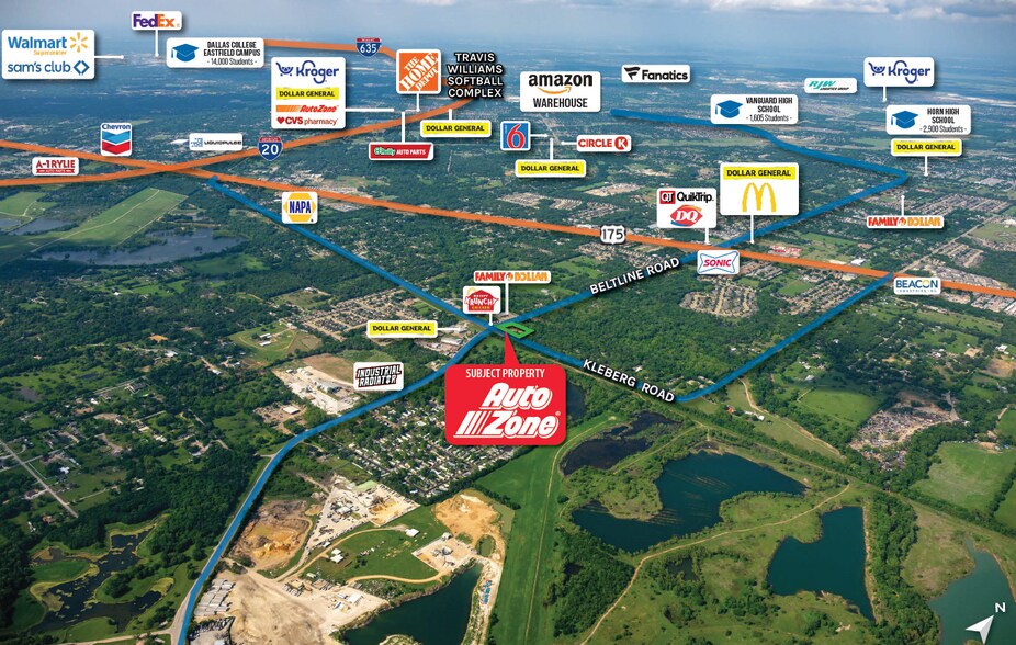 More Photos Of 2450 S Belt Line Rd, Dallas Freestanding For Sale