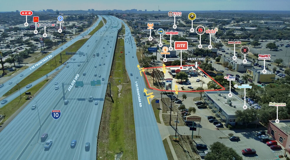 More Photos Of 12834 Interstate 10, San Antonio Fast Food For Lease