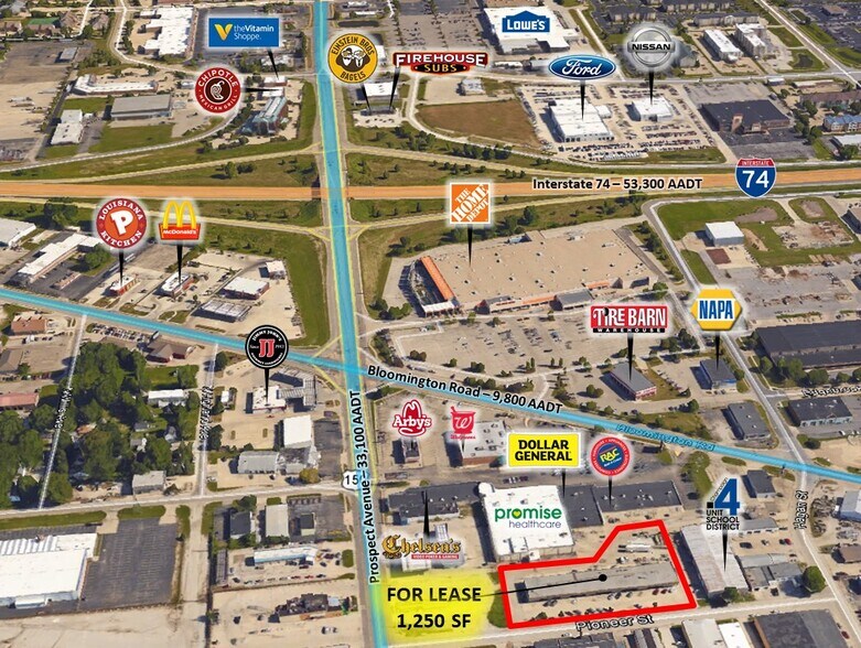 More Photos Of 822 Pioneer St, Champaign Light Distribution For Lease