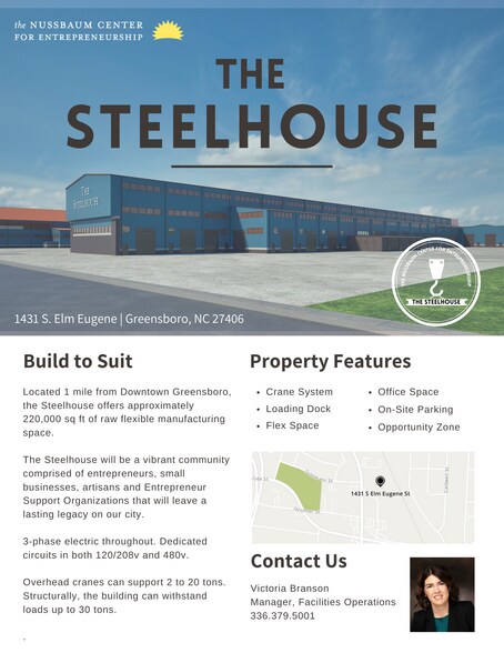 More Photos Of 1431 S Elm Eugene St, Greensboro Manufacturing For Lease