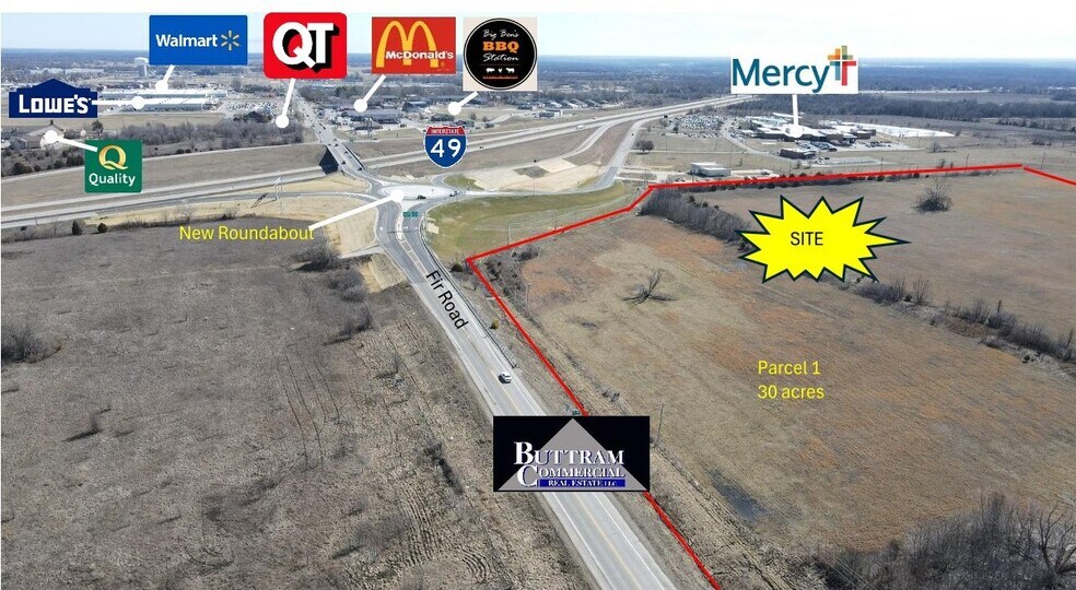 More Photos Of SWC Fir Rd & I-49, Carthage Land For Sale