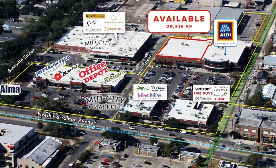 More Photos Of 401 N Carrollton Ave, New Orleans Freestanding For Lease
