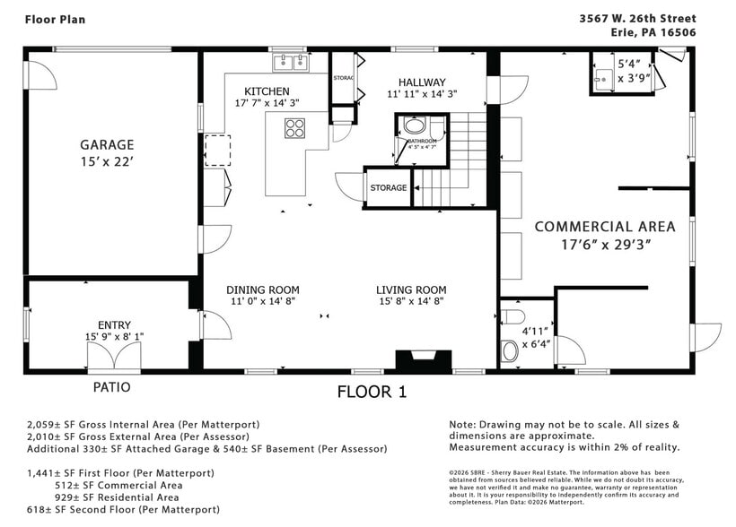 More Photos Of 3567 W 26th St, Erie Freestanding For Sale
