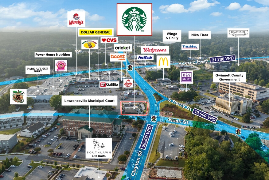 More Photos Of 92 S Clayton St, Lawrenceville Fast Food For Sale