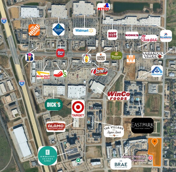 More Photos Of NEC Bonnie Brae Rd, Denton Land For Sale