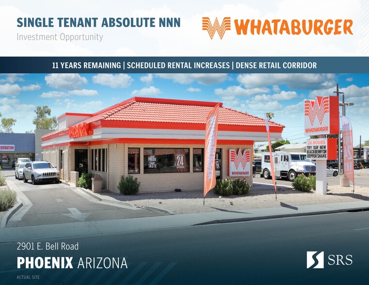 Primary Photo Of 2901 E Bell Rd, Phoenix Fast Food For Sale