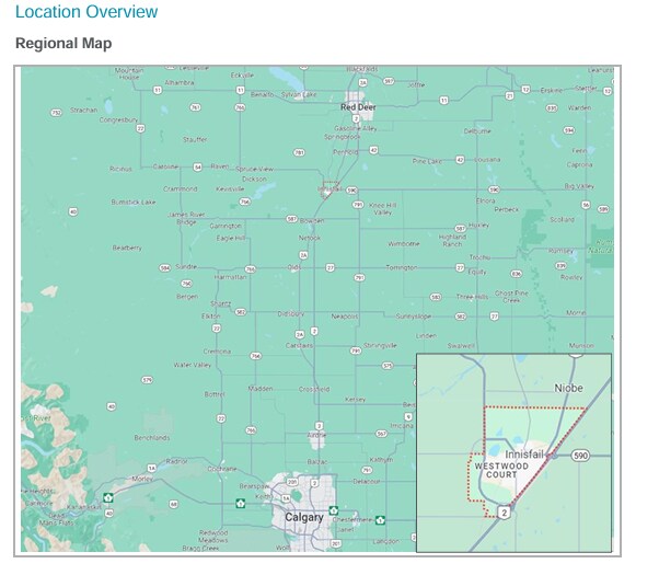 More Photos Of 5901 50 Ave, Innisfail Land For Sale