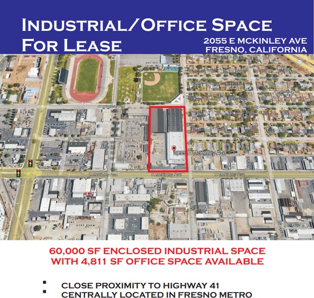 More Photos Of 2055 E McKinley Ave, Fresno Warehouse For Lease