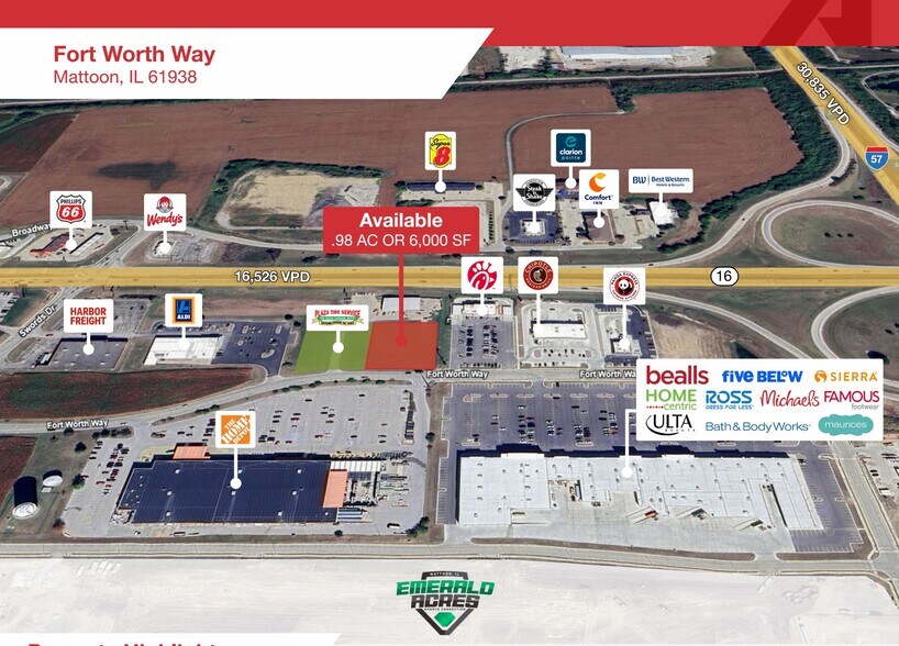 Primary Photo Of Fort Worth Way @ Mattoon, Mattoon Land For Lease