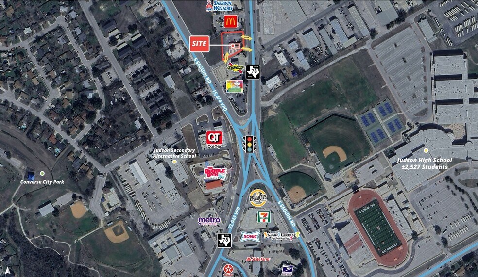 More Photos Of 9149 Fm 78, Converse Restaurant For Sale