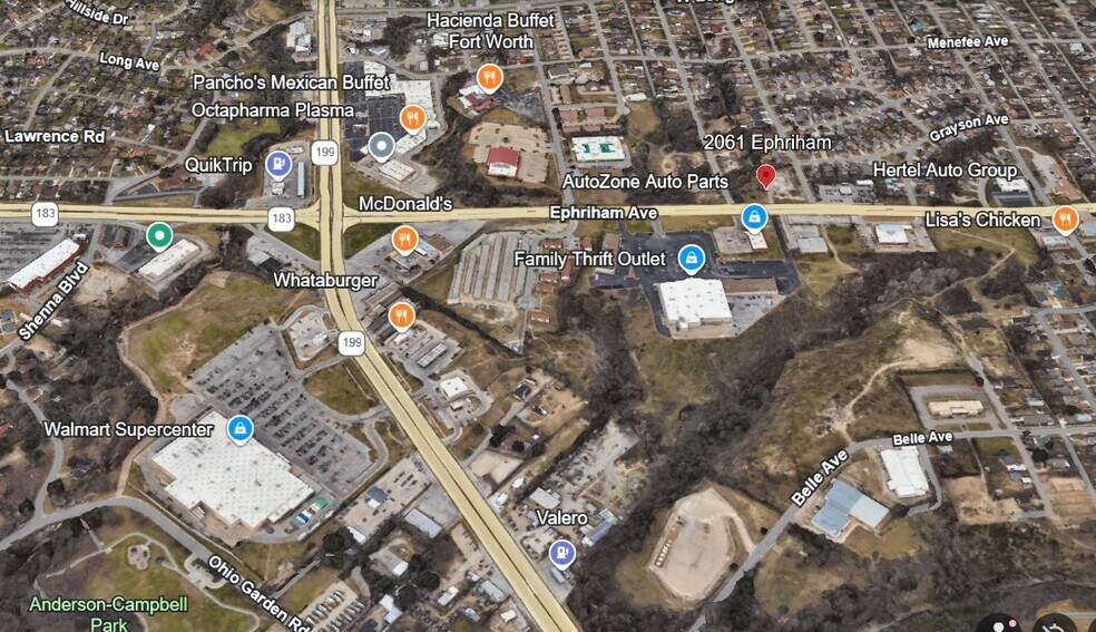 Primary Photo Of 2061 Ephriham Ave, Fort Worth Land For Sale