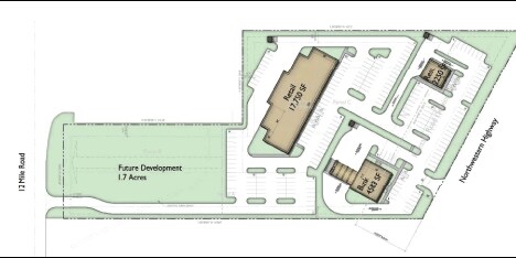 More Photos Of Northwestern Hwy @ 12 Mile, Southfield Land For Lease