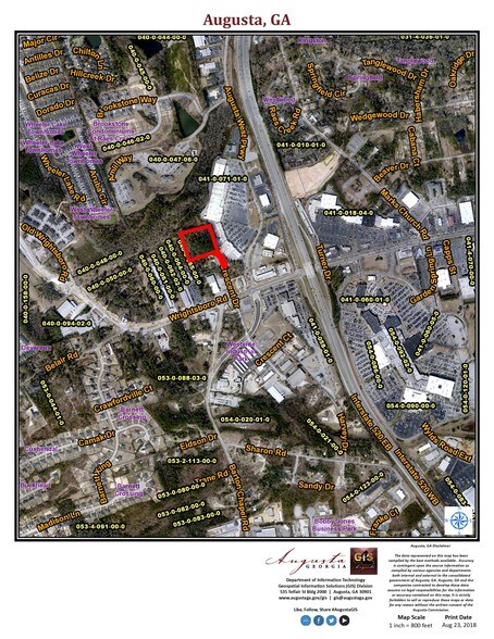 More Photos Of 1449 Crescent Dr, Augusta Land For Sale