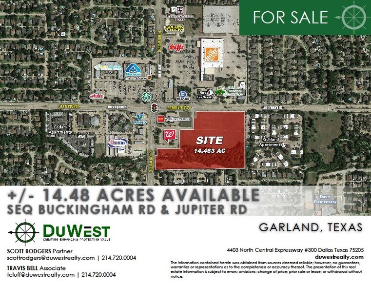 Primary Photo Of Buckingham & N. Jupiter Road, Garland Land For Sale