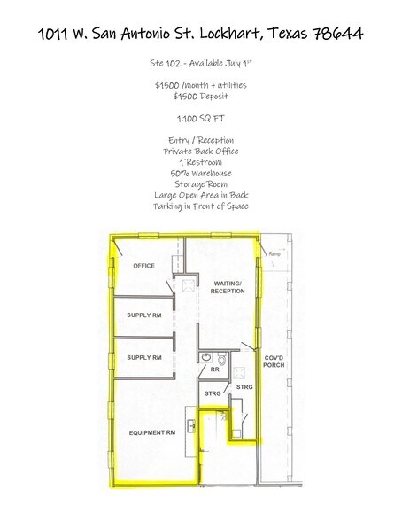 More Photos Of 1011 W San Antonio St, Lockhart Medical For Lease